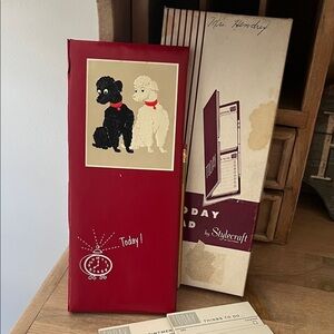 Vintage Stylecraft of Baltimore “Today Pad” Message Memo Pad To-Do List Poodles
